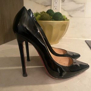 AUTHENTIC CHRISTIAN LOUBOUTIN so Kate black 120 heel